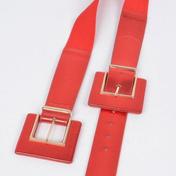 Two Buckle Elastic Belt main image 7